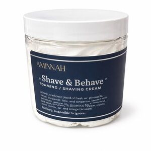 Aminnah Shave & Behave Foaming Shaving Cream